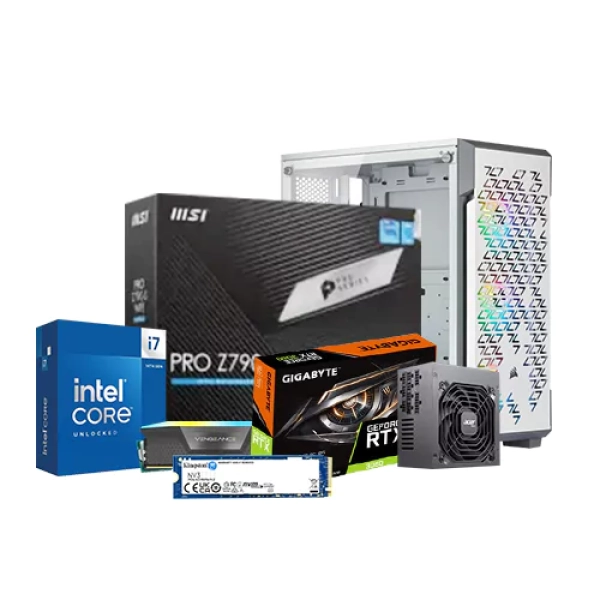 Intel Core i7 14700K Gaming PC RTX 3060 16GB DDR5 1TB NVMe SSD