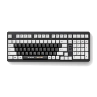 MCHOSE UT98 Tri Mode Gaming Mechanical Keyboard