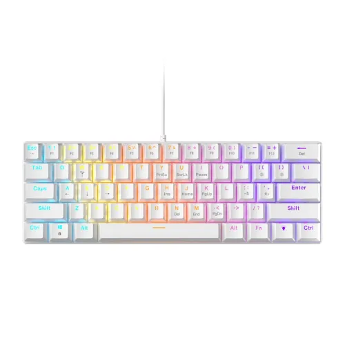 Zifriend BD61 Rainbow Backlit Hot Swappable Mechanical Keyboard