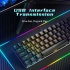 Zifriend BD61 Rainbow Backlit Hot Swappable Mechanical Keyboard