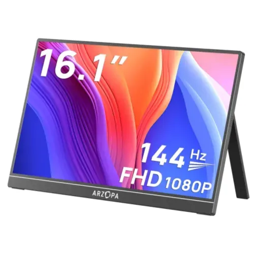 Arzopa G1 Game Max 16.1" 144Hz FHD IPS Portable Gaming Monitor