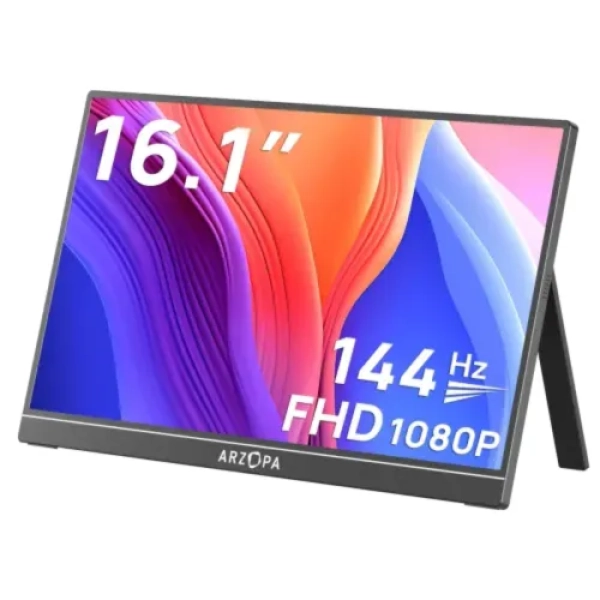 Arzopa G1 Game Max 16.1" 144Hz FHD IPS Portable Gaming Monitor