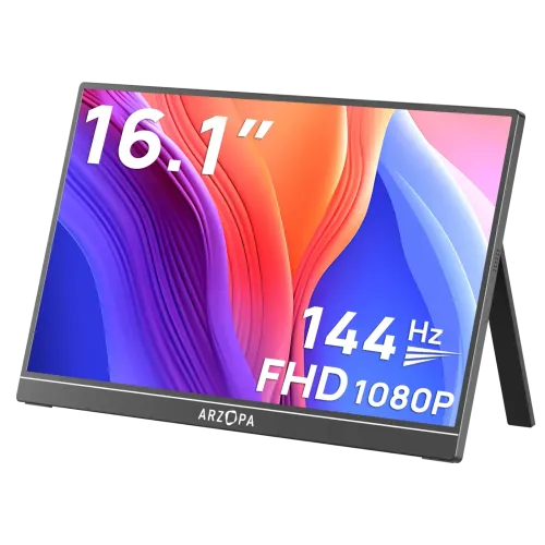 Arzopa Z1FC 16.1 inch 144Hz FHD IPS Portable Gaming Monitor