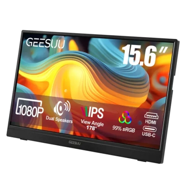 GEESUU LiuHe M156L1F 15.6" FHD IPS Portable Monitor