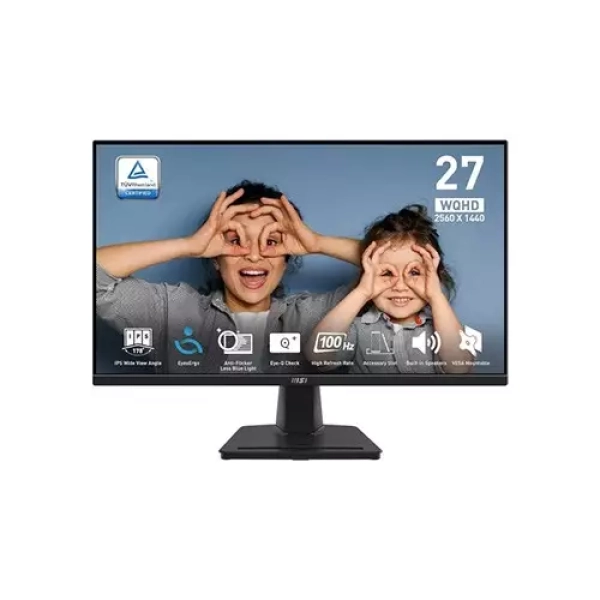 MSI PRO MP275Q 27 Inch Professional 100Hz WQHD IPS Monitor