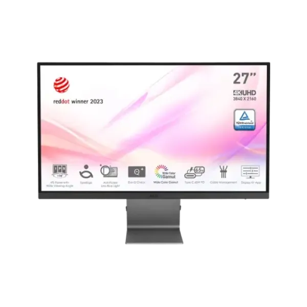 MSI Modern MD271UL 27 Inch 4K UHD IPS Type-C Monitor