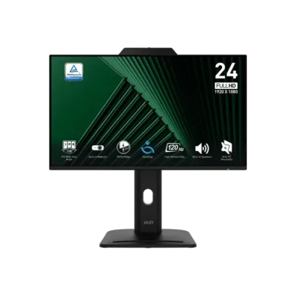 MSI PRO MP242PMG 24" 120Hz FHD Business Monitor With Built in Webcam