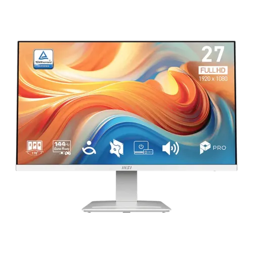 MSI PRO MP273W E14A 144Hz IPS FHD 27 inch Gaming Monitor (White)