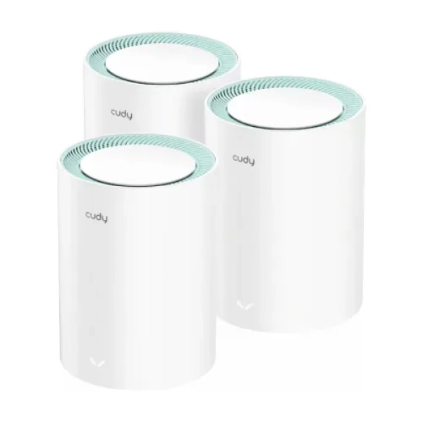 Cudy M1500 AX1500 Dual Band Wi-Fi 6 Mesh Router (3 Pack)