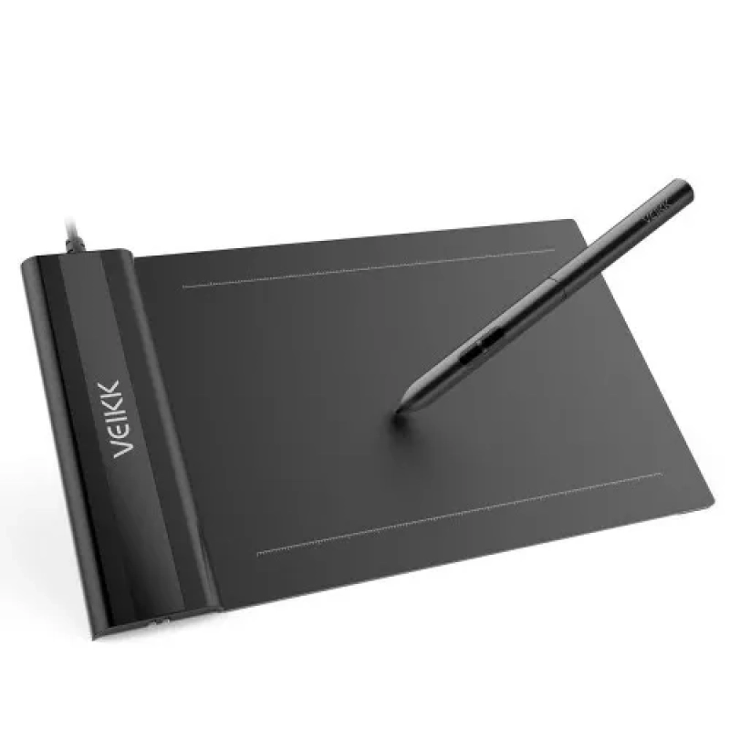 VEIKK S640 SMALL DIMENSION 8.6 x 5.2 x 0.8 INCHES DRAWING GRAPHIC TABLET MODEL-S640