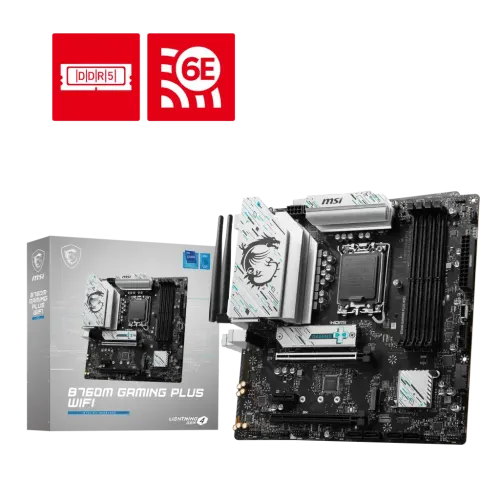 MSI B760M GAMING PLUS WiFi 6E mATX