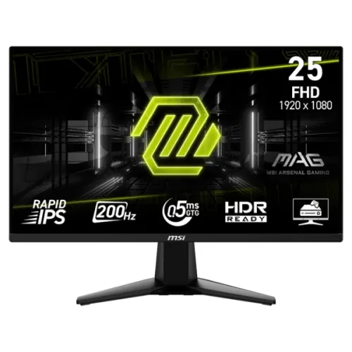 MSI MAG 255F E20 200Hz 0.5ms 24.5 Inch Rapid IPS FHD Gaming Monitor