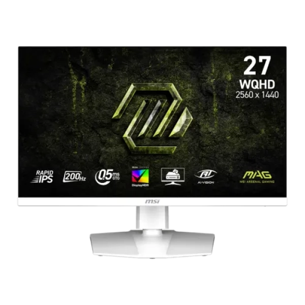 MSI MAG 274QRFW E20 200Hz 27 Inch Rapid IPS WQHD Gaming Monitor