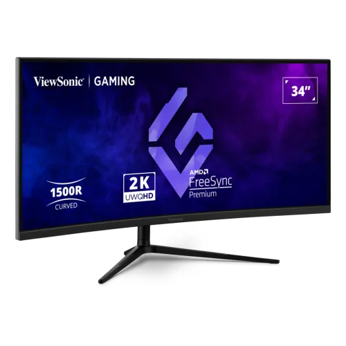 ViewSonic VX3418C-2K 2K UWQHD 180Hz 34 Inch Curved Gaming Monitor