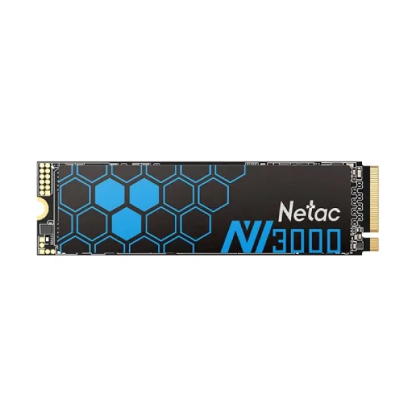 Netac NV3000 500GB M.2 2280 NVMe PCIe Gen 3 x4 SSD (Black)